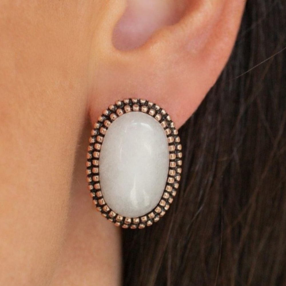 Paparazzi Copper Post Earrings